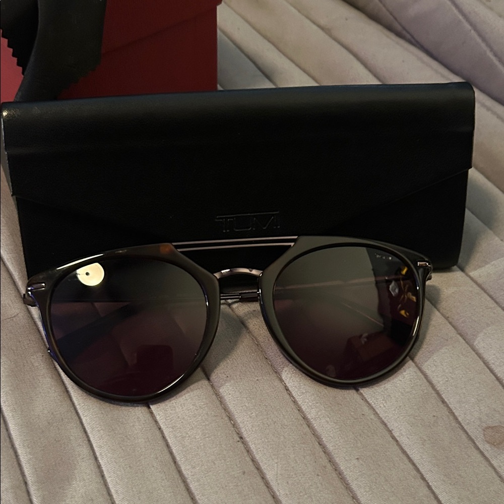Tumi Black Sunglasses with Case